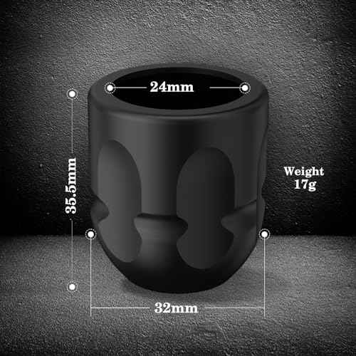 Ambition Soldier P1 Disposable Tattoo Grips - 20Pcs 32mm Tattoo Rubber Grip Cover with Click Adjust System Supply for Most Ambition Tattoo Machines, Compatible with Cheyenne Hawk Pen & Sol Nova