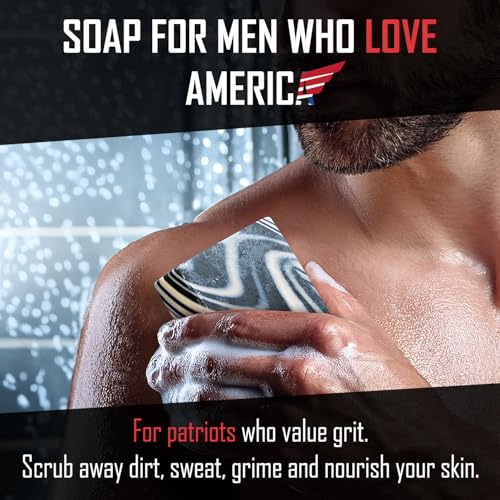 Right Wing Naturals Bar Soap Gift Set for Men | 12 Bar All Natural Variety Pack | Handcrafted Cold-Pressed Soap | Handmade Organic Soap for Men | Most Popular Flavors | Natural ScentedMen¡¯s Bar Soap