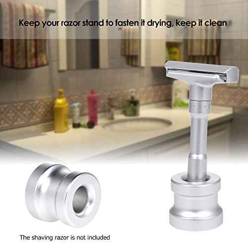 Men's Shaving Razor Stand Holder Aluminum Alloy Safety Razor Base Stand Good Thanksgiving/Christmas Gift