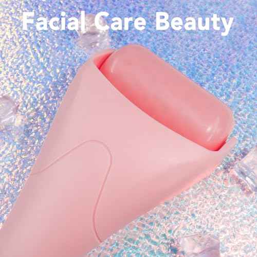 huefull Ice Roller for Face Women, Skin Care Set & Ice Face Roller£¬Self Care Gifts for Women,Reduces Puffiness and Wrinkle, Facial Massager Tool & Spa Pink Gifts