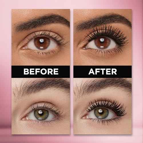 L'Oreal Paris Voluminous Lash Paradise Waterproof Mascara, Blackest Black, 0.25 Fl Oz (Pack of 1) Packaging May Vary