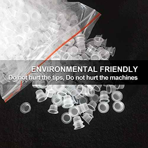 310Pcs Tattoo Practice Skins and Ink Caps Kit - Mixed 300Pcs Pigment Ink Cups #9 Small, #13 Medium, #16 Large and 10Pcs Tattoo Skin