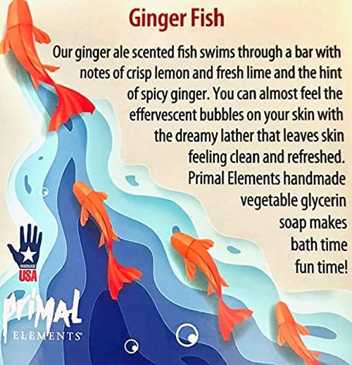 Primal Elements Ginger Fish Soap Loaf, 5 Pound
