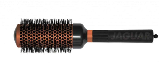 Jaguar CC43 Copper Thermal Round Hair Brush 43mm – Professional Boar & Nylon Bristle Blow-Dry Brush for Volume, Smoothness & Shine – Heat-Retaining Copper Barrel for Fast Styling