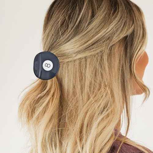 2 PCAK Black 8 Ball Golf Club Hair Claw Clip, Cute Acetate Hair Claw Fun Hair Barrettes Hair Accessories for Women Girls