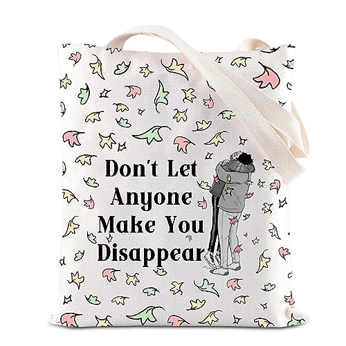 FOTAP LGBTQ Gift Hi Leaves Tote Bag Spotify Inspired Gift Nick and Charlie Gifts BL Boys Love Gifts (Disappear Tote)