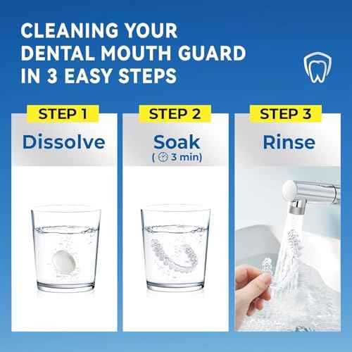 Mouth Guard for Grinding Teeth at Night: Moldable Dental Guard for Sleeping - Nighttime Protection for Teeth with 12 Cleaning Tablets