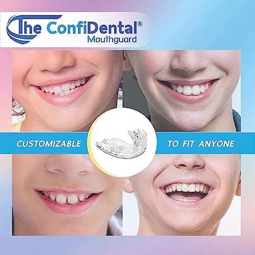 The ConfiDental Mouth Guard for Grinding Teeth at Night - 2 Models for Child or Small Mouth Pack of 6 Moldable Dental Night Guards for Teeth Grinding and Clenching Teeth Grinding Mouth Guard for Sleep
