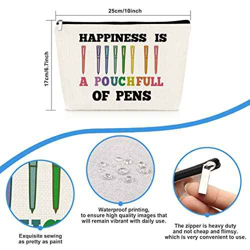 Teacher Gift for Women Makeup Bags Teacher Appreciation Gift Christmas Thanksgiving Graduation Gifts for Preschool Elementary Teacher Thank You Gift Cosmetic Bags Travel Pouch