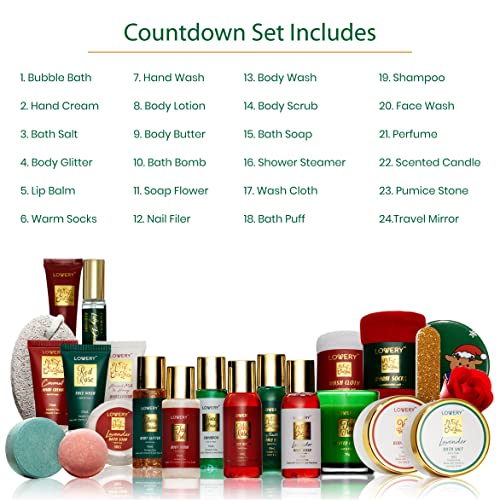 Advent Calendar for Adults - Advent Beauty Calendar 2025 Spa Christmas Advent Calendars for Teen Girls ? Limited Edition Bath & Body Gift Set ? Makeup & Skincare Countdown Calendar