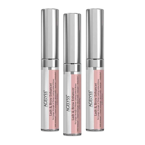 Agelyss Lash & Brow Enhancer - Longer, Stronger & Thicker Lash and Brows - 3 Bottles