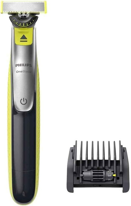PHILIPS Shaver OneBlade 360 Face, Hybrid Electric Beard Trimmer and Shaver with 5-in-1 Face Stubble CombQP2730 20 (QP2730/20)