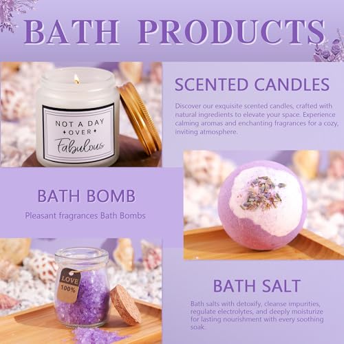 Get Well Soon Gift Baskets for Women, Birthday & Party Gifts, Luxury Get Well Soon Gifts for Mom, Relaxing Spa Care Package, Thank You Gifts for Women, Mom, Wife, Girlfriend, Friends, Sister, Her