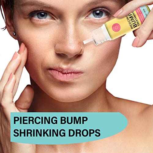 BASE LABORATORIES Piercing Aftercare Kit: Keloid & Piercing Bump Solution Oil(15ml) + Piercing Aftercare Spray (4oz) - for Keloid Bump Removal & Cleansing Soothing Piercings Before & After