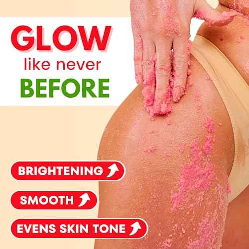 Muun Bikini Area Exfoliator, 2% Kojic Acid Vitamin C & 7% AHA/BHA Even Skin Tone & Ingrown Hair - Underarm Scrub - Radian, Smoothe & Soften Body Scrub
