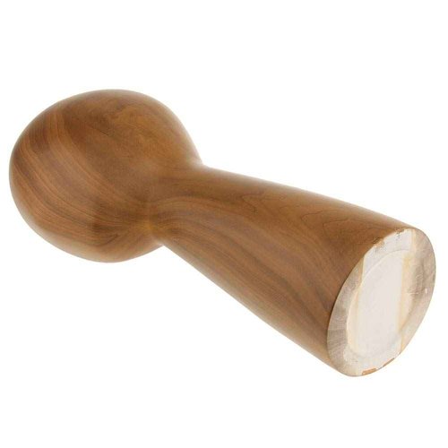 Abstract GFRP imitation Wooden Mannequin Manikin Head Model Hair Wigs Hat Display Holder Stand Rack Block Shop Home Decor Sculpture(L)