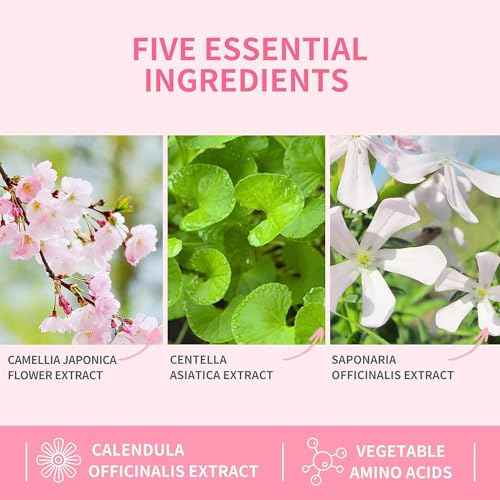 Eyelash Extension Cleanser, BREYLEE Upgraded Eyelash Extension Shampoo 60ML+Mascara Wand+Brush Eyelash Foam Cleanser For Extensions and Natural Lashes