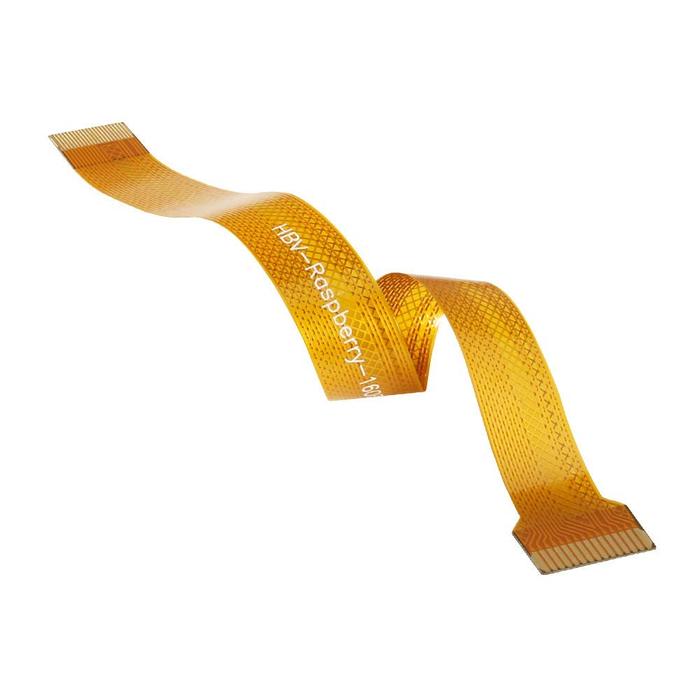 Aokin for Raspberry Pi Camera Cable, FPC Cable Ribbon Flex Extension Cable 15 Pin to 22 Pin for Raspberry Pi Zero or Zero W, Octoprint Octopi Webcam, Monitor 3D Printer, etc, 16cm/6.30in, 1 Pcs