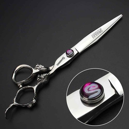 Sharonds 6/7 inch Professional Hair Cutting Scissors Set Hair Cutting Scissors Thinning Teeth Shears Set,Sliver Scissors,Barber,Salon,Hairdressing Scissors Kit,Japanese 440C Scissors (7-inch 2pc)