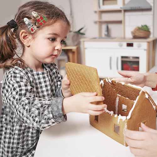 5pcs Christmas Hair Clips for Girls, Cute Reindeer Hair Clips Sparkly Sequins Hairclips Glitter Santa Clause Hair Barrettes Snap Clips, Christmas Hair Accessories Party Favors Gifts for Girls Toddlers