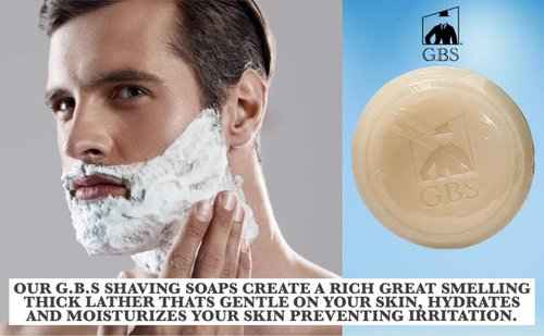 G.B.S Men's Shave Kit, Double Edge Razor and Brush Stand Shaving Bowl, Soap and DE Razor Blades Stubble Remover Effortless Glide