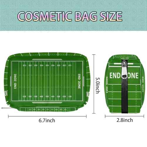 Kids Toiletry Bag for Boys, Small Cute Football Stadium Wash Bag for Little Young Boys Waterproof Cosmetic Weekender Bag Toddler Traveling Toiletries