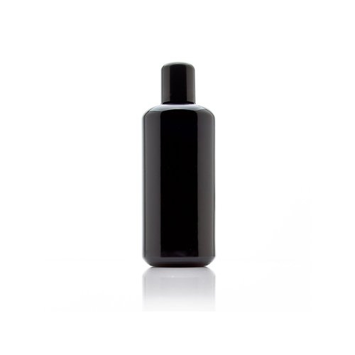 Infinity Jars 200 ML(6.7 fl oz) Black UV‑Blocking Glass Easy‑Pour Screw‑Top Bottle – Airtight, Smell‑Proof Mini Container for Oils, Spices, Perfumes, DIY Samples 3-Pack