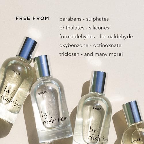 By Rosie Jane Travel Perfume Spray (Dulce) - Clean Perfume for Women - Non-Toxic Body Mist with Notes of Creamy Vanilla, Brown Sugar & Warm Hinoki Wood - Paraben, Sulfate & Phthalate Free (10ml)