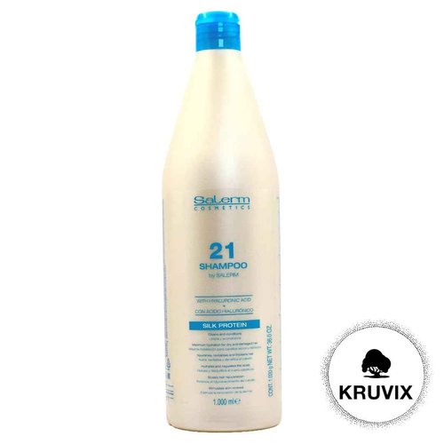 Salerm 21 B5 Silk Protein Leave-in Conditioner 34.5 Ounce and Silk Protein 21 Shampoo 36 Ounce Combo Set by Kruvix