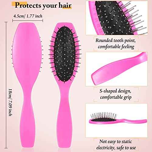 2 Pcs Wig Hair Brush Set - Stainless Steel Wire Brush for Synthetic Wigs, Hair Extensions for Women and Girls
