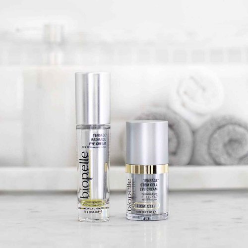 Biopelle Tensage Growth Factor Radiance Eye Cream with SCA 10 Biorepair Index, Illuminating Eye Care, 0.52 Oz