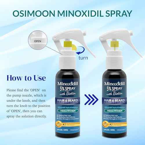 5% Minoxidil for Men Hair Growth Spray for Men and Women (180ml)