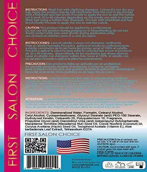 Brazilian Keratin Chocolate Strong+ 32 FL OZ Kachita Spell 1 Litre Black Edition Made in USA