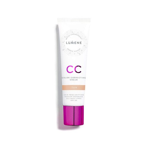 NEW Lumene CC Cream 6 in 1 Medium Coverage for all Skin Types SPF 20 Tan