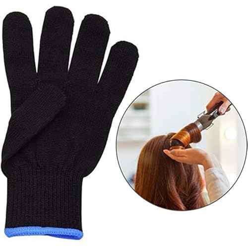 3 pcs Heat Resistant Gloves for Hair Styling, Hair Styling Professional Heat Resistant Gloves, Heat Gloves for Hair Styling Tools, Curling Iron and Curling Wand, Suitable for Left and Right Hands