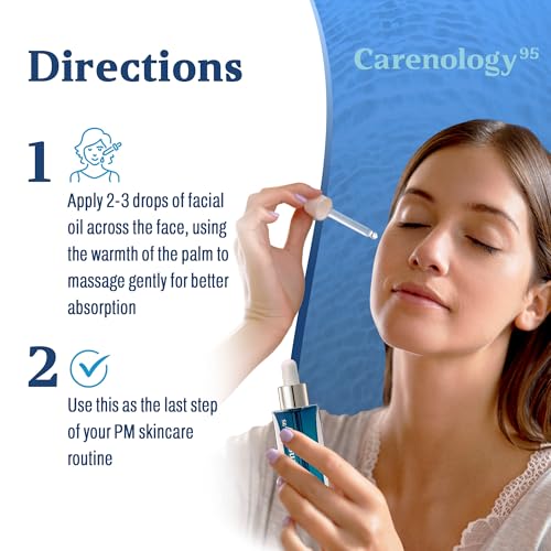 Carenology 95 - RE:BLUE Night Facial Oil 1.7 FL/OZ, 50ml