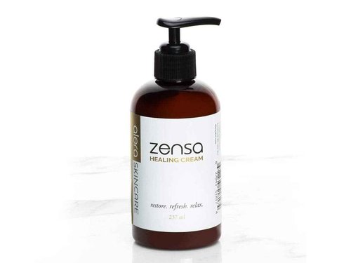 Zensa Healing Cream | Natural Topical Lotion and Moisturizer for Dry Skin | Tattoo, Microblading and Waxing Aftercare | 8 Ounce