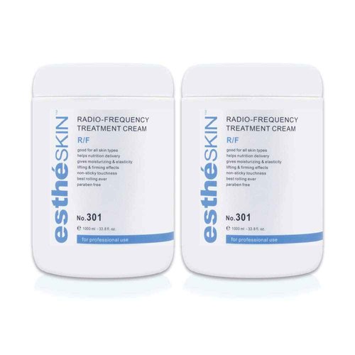estheSKIN RF Cream for Professional Radio Frequency Treatment, 33.8 fl.oz. / 1000 ml (2-Pack)