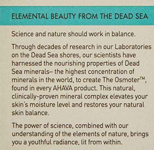 AHAVA Brightening Eye Cream- Brightens Dark Circles, Reduce Wrinkles, enriched with Exclusive Osmoter & 3D Complex of anti-aging Dunaliella Algea, 0.5 Fl.Oz