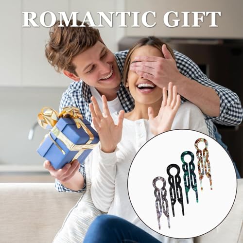 4 Pack Lialys Hair Pin for Women ? Elegant Prestige Hair Accessories for Bun (C)