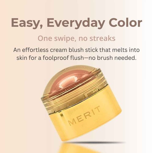 Merit Flush Balm Cream Blush - Beverly Hills - Soft Peach