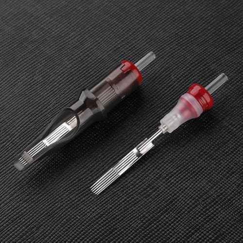 U-REX Tattoo Cartridges Magnum Curved 15RM -Tattoo Cartridge #12 Standard 15 Round Mag Disposable Tattoo Needles with Professional Membrane for Rotary Tattoo Machine Pen Gun