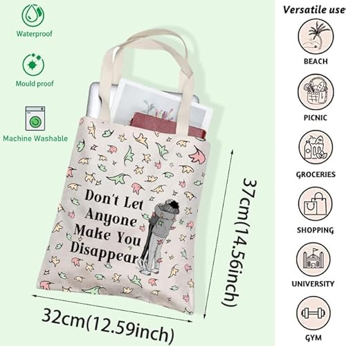 FOTAP LGBTQ Gift Hi Leaves Tote Bag Spotify Inspired Gift Nick and Charlie Gifts BL Boys Love Gifts (Disappear Tote)