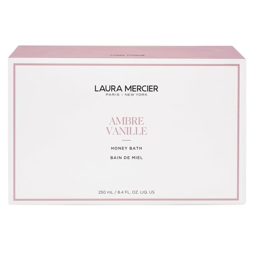 Laura Mercier Honey Bath, Foaming Bubble Bath, Long-Lasting Hydration, Helps Maintain Skin's Moisture, Provides Visible Radiance, Suitable for All Skin Types, Ambre Vanille