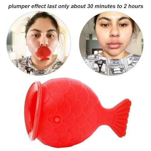 Lips Enhancer Plumper Device Lips Silicone Fish Shape Lip Plumper Lip Plumping Natural Pout Mouth Tool Sexy Lip Mouth Bigger