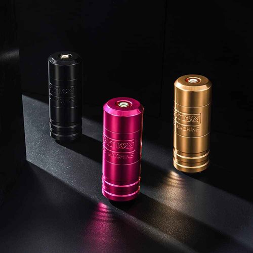 Ambition Torped 32mm Rotary Tattoo Machine Short Pen with Brushless Motor Professional Cartridges Tattoo Gun with RCA Cord for Tattoo Artists