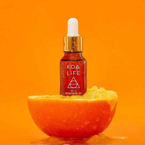 Vitamin C Collection - Bundle Discount | Vit-C Brightening Cleanser 30ML & Vit-C Brightening Oil 15ML & Gua Sha Massage Tool | Anti-Aging, Treats Hyperpigmentation, Brightens, Evens Skin Tone