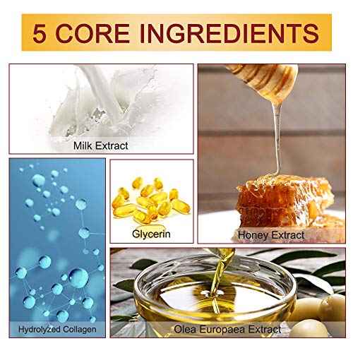 5 Pairs Hand Mask Gloves, Moisturizing & Repairing Treatment for Extra Dry & Rough Skin, Exfoliating Peeling Mask for Home Spa Care, Men & Women