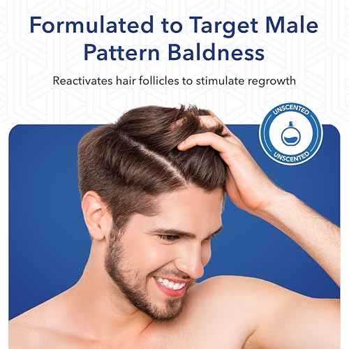 5% Minoxidil Foam for Men 6 Pack - Men's 5 Percent Hair Growth Treatment - Topical Foaming Minoxidil for Men 6 Months Supply - Great for Hair Regrowth and Reduce Hair Loss