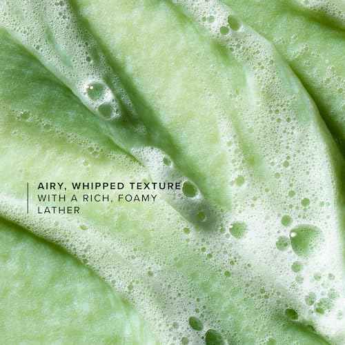 Farmacy Foaming Face Wash for Oily Skin - Whipped Greens Oil-Free Gentle Facial Cleanser + Exfoliator - Infused with Green Clay to Remove Impurities, Control Oil + Maintain Skin Hydration (150ml)